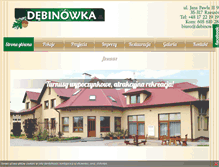 Tablet Screenshot of debinowka.pl